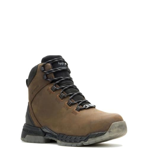 Wolverine Men's I-90 Rush Max 6" Work Boot Construction Boot, Dark Coffee, 12