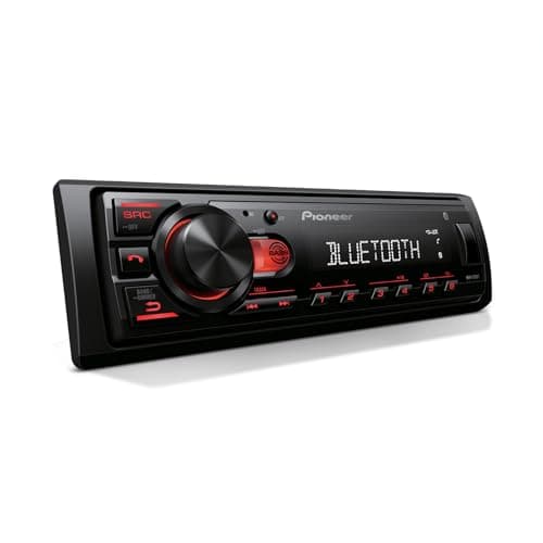 Pioneer MVH-S230BT 1-Din Digital Media Receiver – Bluetooth, USB, 50W x 4 Output, AM/FM Radio, iPhone/Android Compatible, Front/SW (Mono) Selectable RCA Output