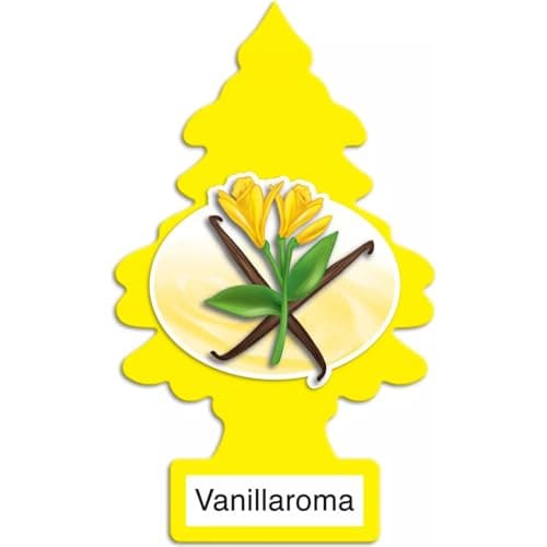 LITTLE TREES Car Air Freshener | Hanging Paper Tree for Home or Car | Vanillaroma | 3 Pack