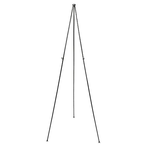 Quartet Easel Stand, Collapsible, Portable Display Stand for Home School Supplies, Home Office Supply Tripod for Posters, Paintings, Art or White Boards, Base 63" Max. Height, Supports 5 lbs. (29E)