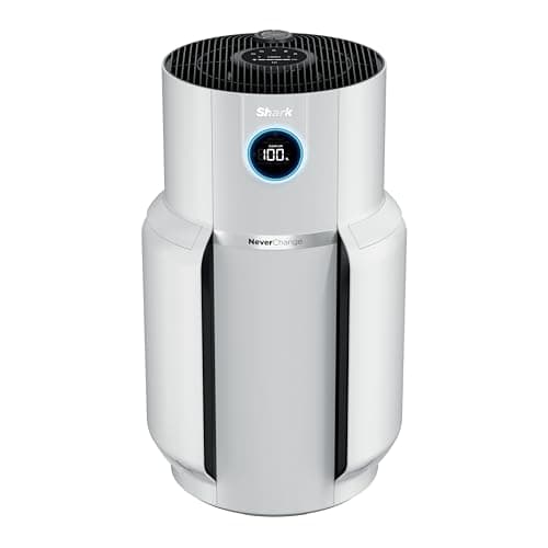 Shark Air Purifier for Home with NeverChange(5-Year) HEPA Air Filter, 1400 sq. ft. for Powerful Multi-Room Purification, Filters Smoke, Captures 99.98% of Particles & Dust, HP302, White