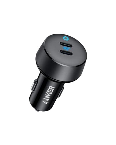 Anker USB C Car Charger, 40W 2-Port PowerIQ 3.0 Type C Adapter, iPhone 16 Car Charger, PowerDrive III Duo with Power Delivery for iPhone 16/15/14/13