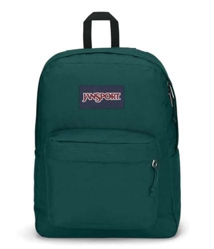 JanSport SuperBreak One Backpacks - Durable, Lightweight Bag with 1 Main Compartment, Front Utility Pocket with Built-in Organizer - Premium Backpack - Deep Juniper