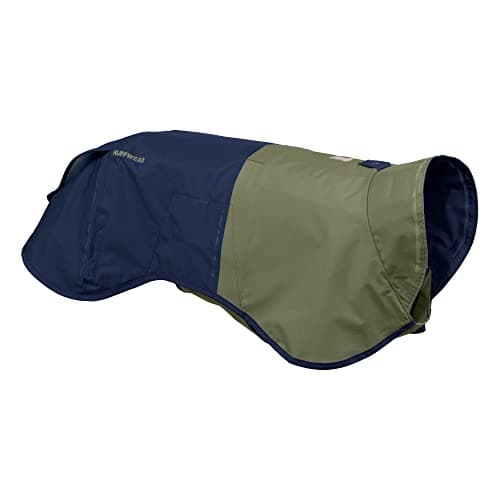 Ruffwear, Sun Shower Dog Raincoat, All-Weather Jacket, Waterproof, Windproof & Lightweight, Midnight Blue, Large