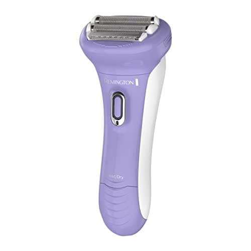 Remington Smooth & Silky Electric Shaver for Women, 4-Blade Smooth Glide Foil Shaver and Bikini Trimmer with Almond Oil Strip, Shave Wet or Dry