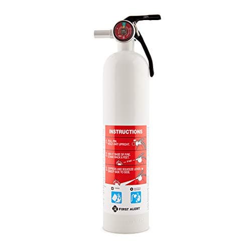 FIRST ALERT AUTOMAR10 Car and Marine Fire Extinguisher, FE10GR, UL RATED 10-B:C, White, 1-Pack