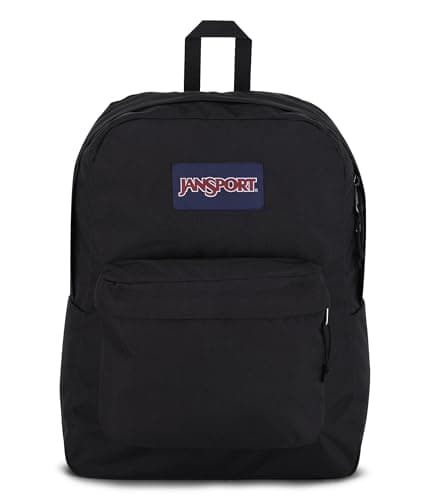 Best Black Backpacks #9 from JanSport JanSport SuperBreak One Backpacks - Durable, Lightweight Bookbag with 1 Main Compartment, Front Utility Pocket with Built-in Organizer - Premium Backpack, Black