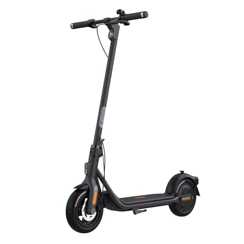 Segway Ninebot F2 Electric KickScooter - 350W Motor, Up to 25 Mi Range and 18 MPH, w/t 10-inch‎ Self-Sealing Tubeless Tires, Dual Braking System and Cruise Control, UL-2272 Certified