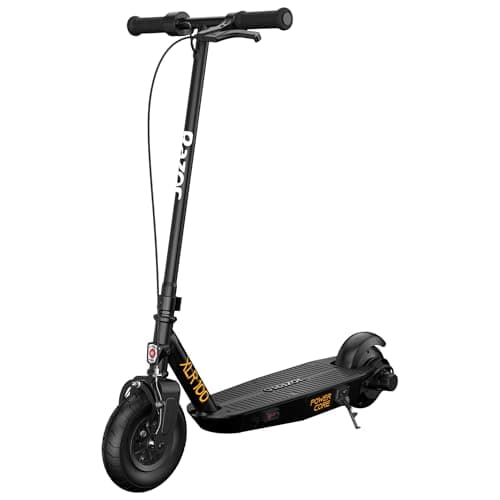 Razor Power Core XLR100 Electric Scooter for Kids Ages 8+, 120 lb Max Weight – 90W Motor, Up to 10 Mph, 35 Min Ride Time, Thumb-Activated Throttle, 8” Pneumatic Front & 6” Flat-Free Rear Tires