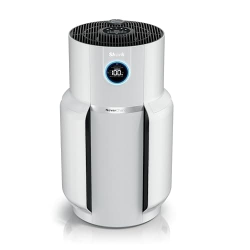 Shark Air Purifier with NeverChange Air Filter Technology, 5 Year HEPA Filter, Covers 1400 Sq. ft, Odor Neutralizer and Clean Sense Technology, Removes 99.98% of Dust & Allergens, HP302 (Renewed)
