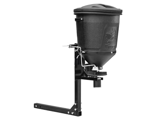 Buyers Products UTVS16 UTV Broadcast Spreader For Salt, Grass Seed, Fertilizer, Deer Feeder Seed and More, 150 lb. Capacity with Lid, UTV All Season Spreader