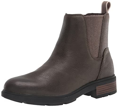 UGG Women's Harrison Chelsea Fashion Boot, SLATE LEATHER, 6