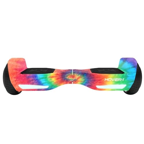 Hover-1 Rebel Electric Self-Balancing Hoverboard for Kids with 6.5” Tires, Dual 110W Motors, 6 mph Max Speed, and 3 Miles Max Range Self Balancing Scooter