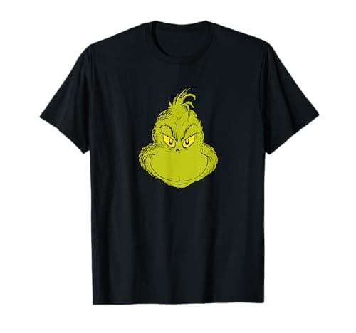 Dr. Seuss Classic Grinch Face T-Shirt