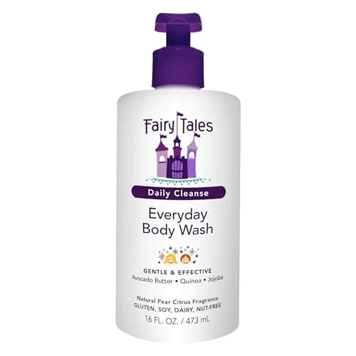 Fairy Tales Daily Cleanse Kids Body Wash, Everyday Body Wash for Kids and Toddler- Soap for Bath or Shower, No Harsh Chemicals or Toxins - 16oz