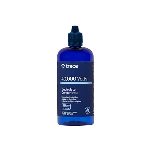 Trace Minerals 40,000 Volts - Concentrate Supplement Drops for Electrolyte Support - Support Muscle Health & Vitality - Workout Drink to Aid Hydration - 8 fl oz (48 Servings)