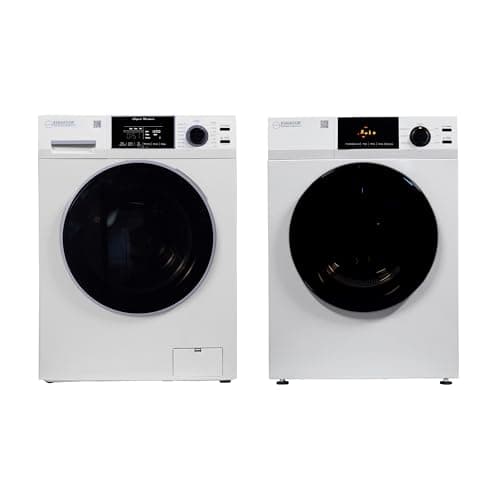 Equator DELUXE Matching LAUNDRY SET 110V Washer 1.9 cu.ft + Vented Sensor Dryer 4 cu.ft (Side by Side)