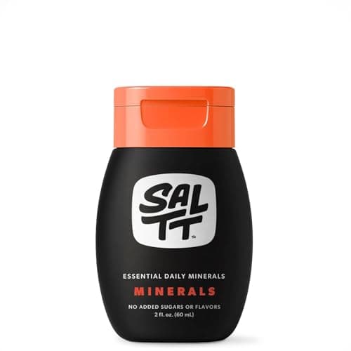 SALTT - Minerals (2 oz) - Trace Mineral Drops - Sodium, Potassium, Magnesium, Zinc, Copper - Ultra Low Carb - Zero Sugar, Vegan, Gluten Free, Non GMO - Daily Electrolytes - Travel Size - by Keto Chow