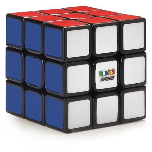 Rubik’s Cube, 3x3 Magnetic Speed Cube, Super Fast Problem-Solving Challenging Puzzle Fidget Toy Travel Game Brain Teaser for Adults & Kids Ages 8+