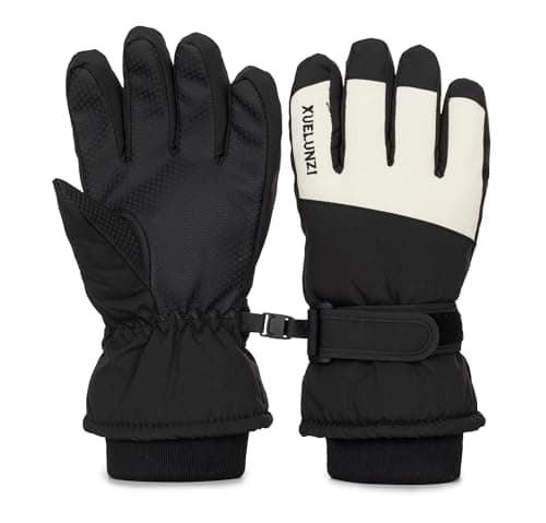 Best Kids Winter Gloves #6 from KorhLeoh KorhLeoh Kids Winter-Snow-Ski-Gloves Boys-Girls Water-Repellent Anti-Slip Touchscreen Snowboarding Gloves for 6-12 Years