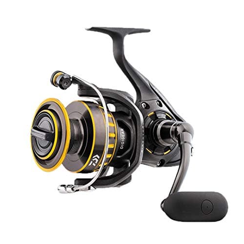 Daiwa BG5000 BG Saltwater Spinning Reel, 5000, 5.7: 1 Gear Ratio, 6+1 Bearings, 47.40" Retrieve Rate, 22 lb Max Drag,Black/Gold