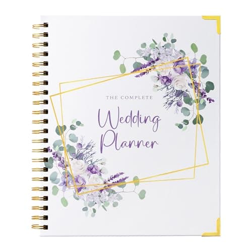 Your Perfect Day Wedding Planner Book and Organizer - Wedding Planner Book - Bridal Planning Binder with Countdown Calendar - Bride Gifts - (Lavender Haze)