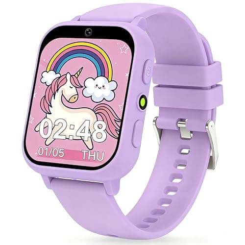KALINCO Kids Smart Watch, 30+ Games Camera Video Pedometer Kids Watch, Music Player, Alarm, Audiostory, Torch, Step Counter, Educational Toys for Children Age 5-12