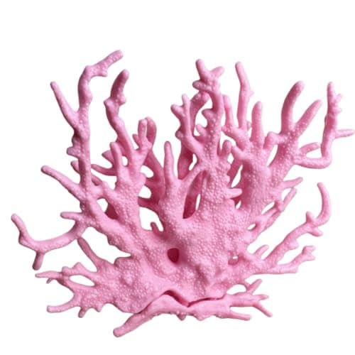 SwandTanpand Fish Tank Decorations,Aquarium Corals Decoration, Aquarium Ornaments, Fish Tank Coral, Aquarium Corals Decoration, Fish Decorations for Aquarium (Pink, Medium)