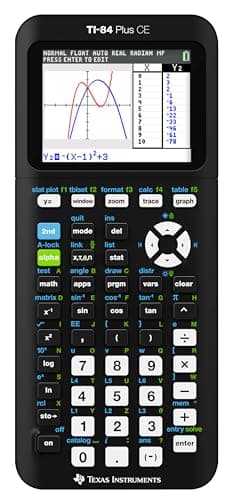 Texas Instruments TI-84 Plus CE Color Graphing Calculator, Black