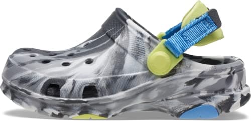 Crocs Kids Unisex Classic All-Terrain Clog (Toddler) Slate Grey/Marbled Tie-Dye 4 Toddler M