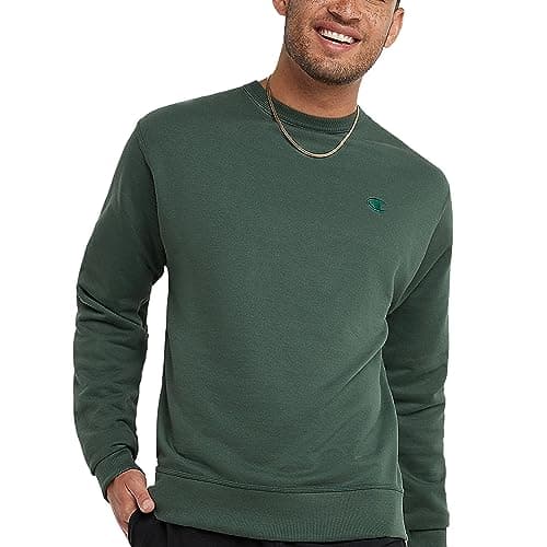 Champion Men's Crewneck, Fleece Sweatshirt, Crewneck Sweatshirts(Reg. or Big & Tall)