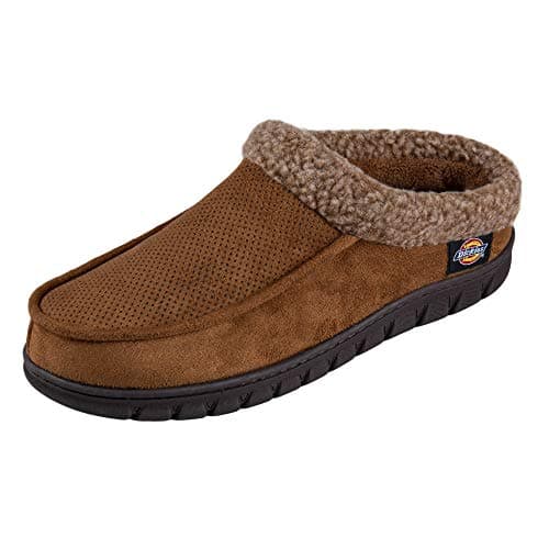 Dickies Men's Slipper, Tan, Large
