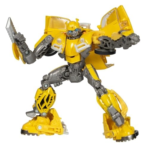 Transformers Toys Studio Series Deluxe Class Bumblebee 117 Bumblebee 4.5-inch Converting Action Figure, 8+