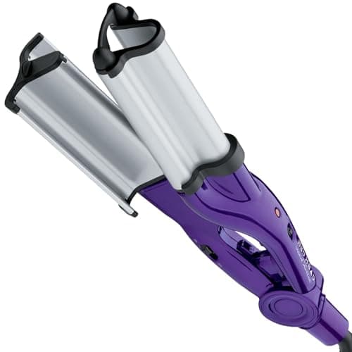 Bed Head Wave Artist Deep Waver | Combat Frizz, Get Long Lasting Results, & Add Massive Shine for Beachy Waves | With Tourmaline Ceramic Technology (Purple)