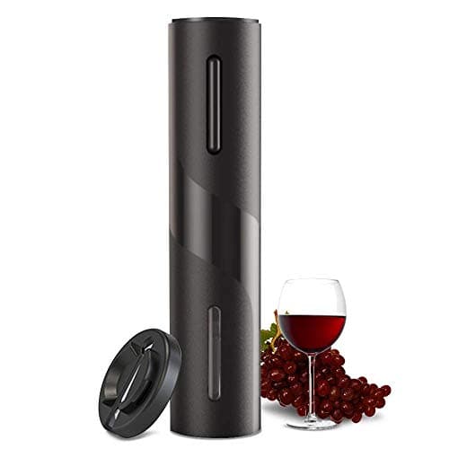 COKUNST Electric Wine Opener, Battery Operated Wine Bottle Openers with Foil Cutter, One-click Button Corkscrew Remover for Home Kitchen Party Wedding