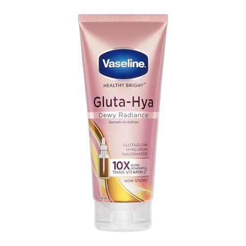 Vaseline Gluta-Hya Dewy Radiance Serum-in-Lotion, Lightweight Moisturizing Body Lotion – 200 ml / 6.7 fl oz