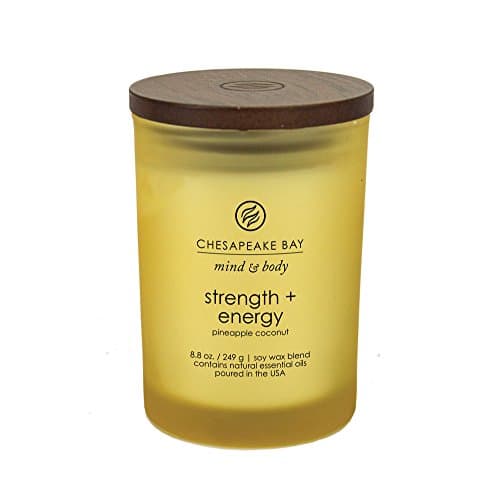Chesapeake Bay Candle Scented Candle Strength + Energy (Pineapple Coconut) Medium Home Décor