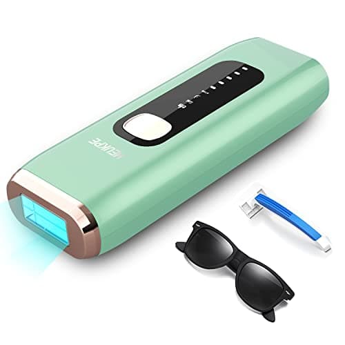 IPL Laser Hair Removal Device for Women Men at Home Upgraded to 999,900 Flashes Permanent for Facial Legs Arms Bikini Line Whole Body (Green)