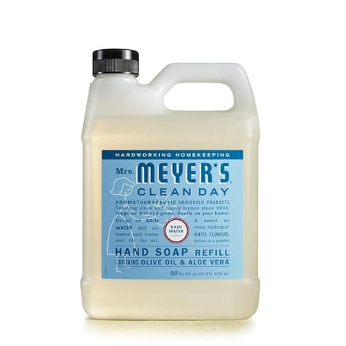 MRS. MEYER'S CLEAN DAY Liquid Hand Soap Refill, Rainwater, 33 OZ