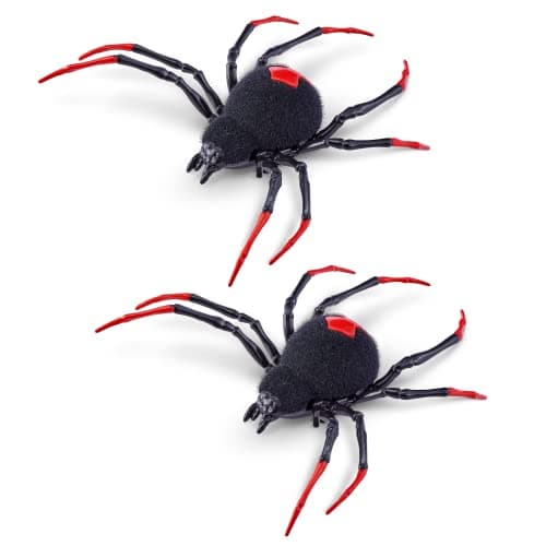 Robo Alive Crawling Spider Glow in The Dark (2 Pack) by ZURU Battery-Powered Robotic Interactive Electronic Spider Toy That Moves and Crawls, Prankst Toys for Boys, Kids, Teens