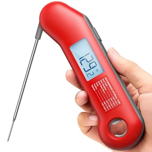 ThermoMaven Professional Meat Thermometer Digital, Ultra-Fast 0.5 Sec Instant Read, NIST Certified ±0.5°F Accuracy, 100% Waterproof, Auto-Rotating Backlit Display, Lift-to-Wake, for BBQ/Cooking/Candy
