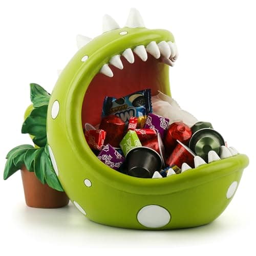 ehuoyan Halloween Candy Bowl Large Candy Bowl Halloween Bowl For Candy Dish Key Bowl Decorative Bowl Halloween Decorations Indoor Big Mouth Plant