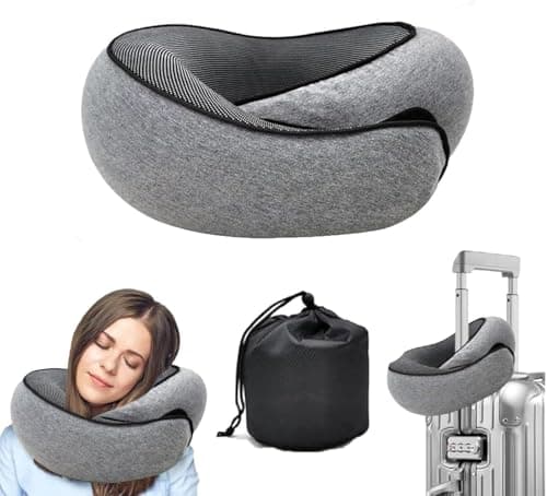 WEERSHUN Travel Pillows for Airplanes,2024 New Travel Pillow,Travel Neck Pillow Neck Pillow Airplane Memory Foam Travel Pillow Neck Pillow for Traveling Suitable for Airplanes,Offices and Cars