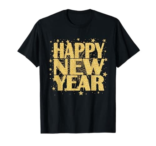 Happy New Year 2026 New Years Eve Party Countdown Fireworks T-Shirt