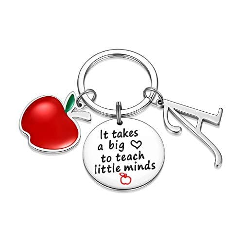 Yoosteel Teacher Valentines Day Gifts - Teacher Appreciation Gifts Teacher Gifts Teacher Keychain Teacher Gift for Women