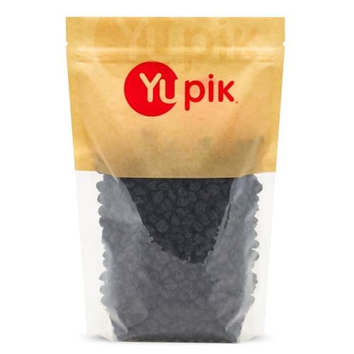 Yupik Dried Blueberries, 2.2 lb, Gluten-Free, Kosher, Sweet Dried Fruits, Whole Berries, No Sulphites, Source of Fiber & Vitamins, Healthy Snacks, Ideal for Baking & Topping