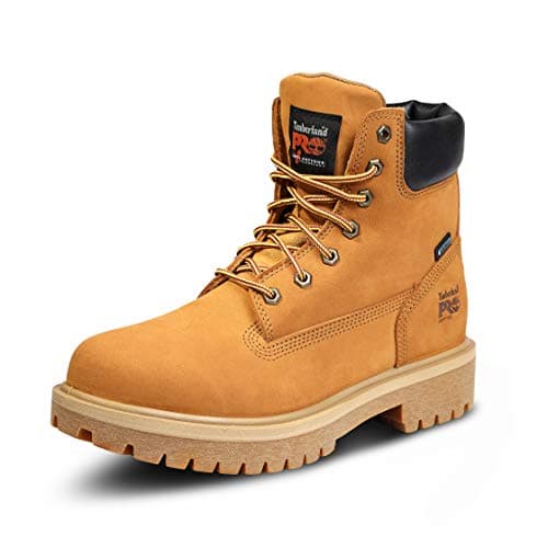 Timberland PRO Men's Direct Attach Six-Inch Soft-Toe Boot, Wheat Nubuck,10 M