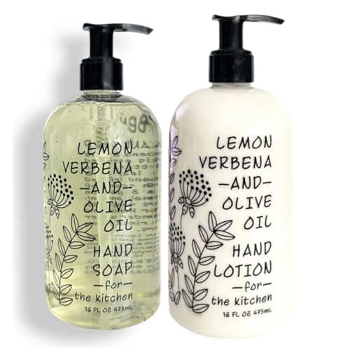 Greenwich Bay Trading Company Kitchen Collection: Lemon Verbena & Olive Oil (Hand Soap & Lotion)
