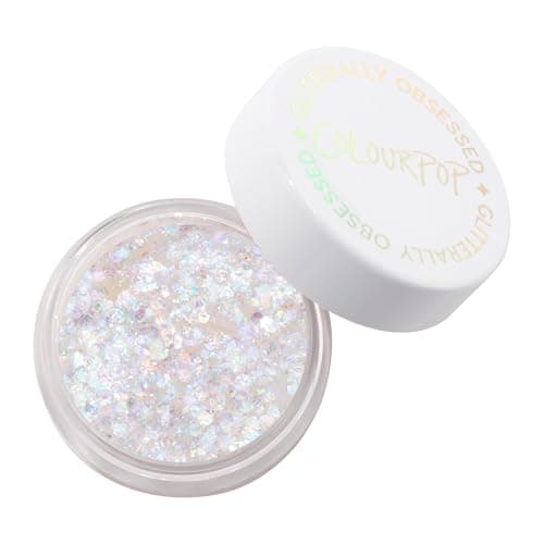 ColourPop Glitterally Obsessed Body Glitter Gel - Multi-Colored Glitter Makeup Made with an Adhesive Gel Formula - Easy to Use & Mess Free - Disco Lady (0.06 oz)