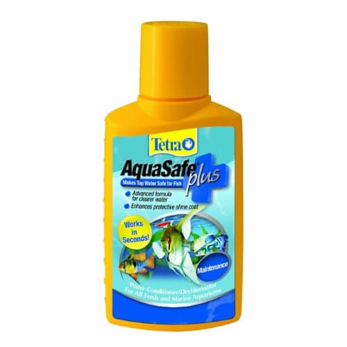 Tetra AquaSafe Plus, Aquarium Water Conditioner And Dechlorinator, 33.8 Ounces